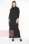 Платье женское 181-3423 Фемина (Черный/черный)