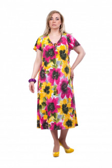 Платье "Олси" 1505029 ОЛСИ (Цветы яркие)