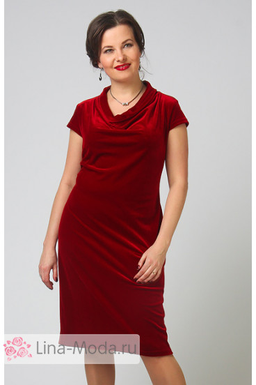 Платье "СКС" 3548/1 (Красный)