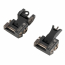 Прицельные приспособления (GK Tactical) TROY Style Folding BattleSight Set (Black)